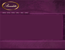 Tablet Screenshot of benedettosalon.com